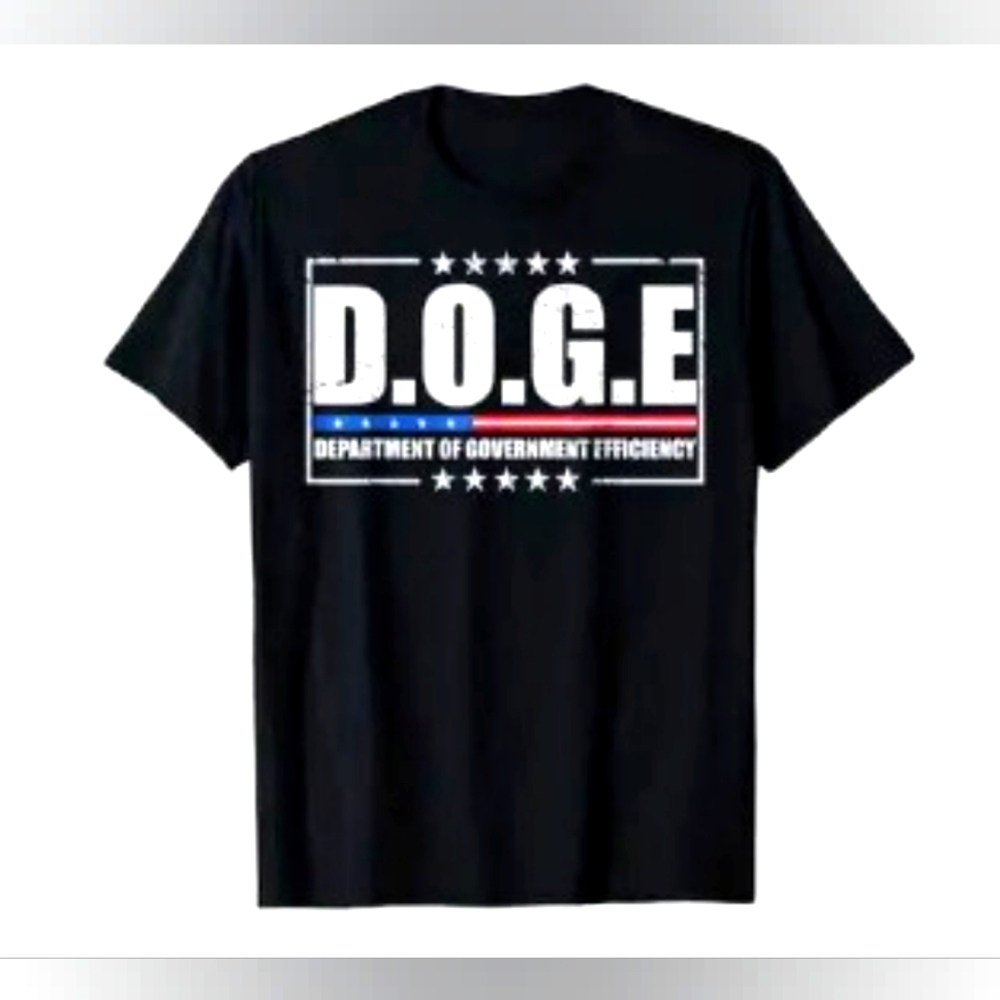 DOGE D.O.G.E Department Of Government Efficiency T-Shirt LARGE